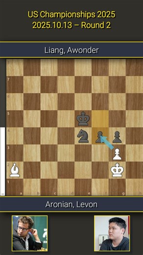 🇺🇸 Levon Aronian vs Awonder Liang 🇺🇸 | US Championships 2025 | Round 2