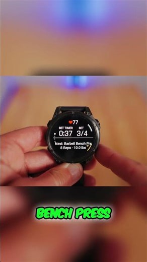 Strength Training Made EASY! 💪⌚ Bench Press Tracking on Your Wrist with TriSchedule + Fenix 8