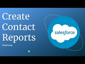 Contacts Reports in Salesforce | How to create Contact Reports in Salesforce