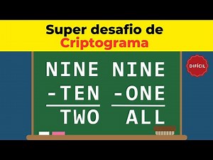 Aprenda como resolver criptogramas com esse desafio de raciocínio lógico.