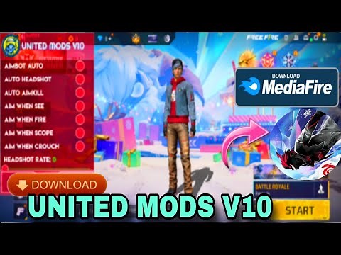 🔥 MOD MENU UNITED MODS V10 Free Fire 2025 - NOVA ATUALIZAÇÃO!
