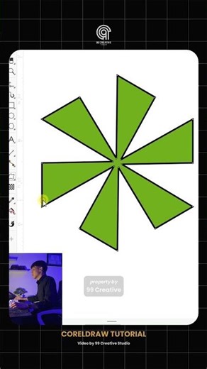 CorelDraw Tips | Use Polygon Tool #coreldraw #begginers #graphicdesigner