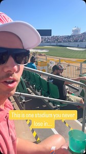 The WMPO hole 16 is the one stadium you can't lose in (Unless you get arrested)... #wastemanagement #wastemanagementphoenixopen #tpcscottsdale #scottsdale | 10,000 Takes