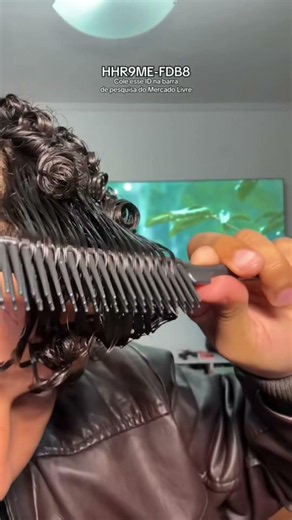 Pente tres fileiras | como usar | tutorial | cabelo cacheado | curly hair