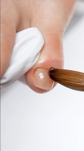 How to fix a broken toenail? 🦶#melodysusie #nails #nailart #nailtech #nailtools #naildrill