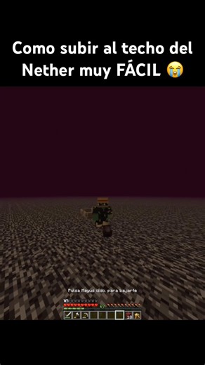 EASY Nether roof access 🤯 #minecraft #shorts