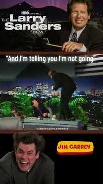 Jim Carrey's Farewell to Larry Sanders Was ABSOLUTELY INSANE 😂 #JimCarrey #fyp #Comedy #Shorts