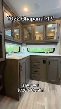 Front Living | Seprate Kitchen Area | Huge Bathroom #camper #fifthwheelliving #fifthwheel
