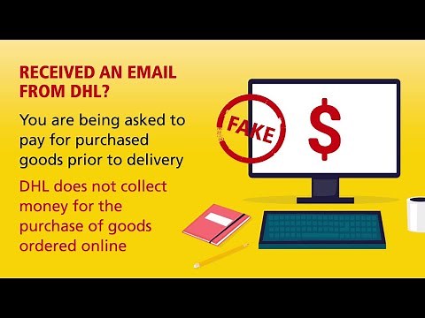 How to recognize fraudulent emails DHL