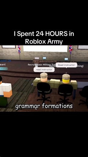 I Spent 24 HOURS in Roblox Army | roblox military