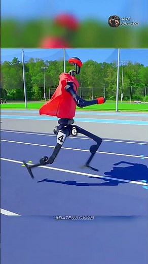 WORLD'S FASTEST MAN VERSUS 3 ROBOTS 💀 | @MrBeast | Date With Gym