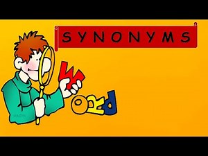 Synonyms for Grade 1 ( Example and Quiz )