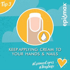 1.3K views · 44 reactions | Tip 3: Keep an Epi-max Hand Cream in your handbag or car, it’s a gentle all-purpose moisturiser that can be applied as often as needed. For extra nourishment, gently massage Epi-max Ultra into your fingertips and nails to help repair and restore dry skin. For more info visit www.epimax.co.za | Epi-max | Facebook