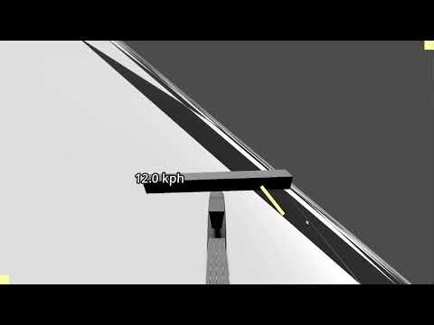 Bicycle balancing simulator (real countersteering)