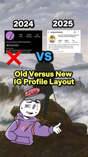 Loa Vert | Insta Art Business Coach | Faceless Content Marketing on Instagram: "Start HERE 👇 Here is the complete prompt: Part 1️⃣: "You are a social media expert with 15 years of experience, 100,000 followers in 9 months on Instagram, and $100 million in revenue over 9 years. Please analyze this profile picture and provide recommendations to optimize it using the following guidelines: The bio should answer these four key questions to maximize clarity and engagement: - Who do you work with? - H