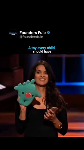 Founders Fule on Instagram: "A toy that completely changed how kids communicate. Meet Talkie — a plush toy that lets children as young as three send and receive real voice messages. A child talks to the toy, the message reaches a parent’s phone, and the reply comes straight back to the toy. Simple, emotional, powerful. But that’s not all. The toy reacts to movement, making it feel alive and deeply interactive for kids. The Sharks instantly saw the magic. Chris Sacca offered $600,000 for 5%. He b