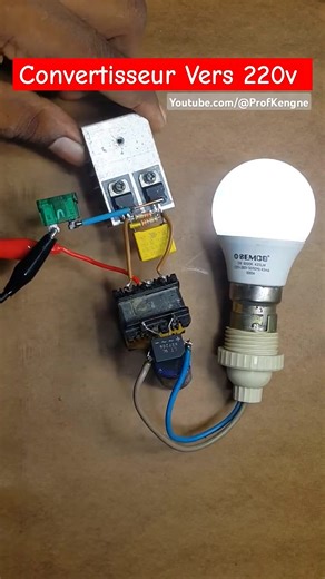 👺👺Convertisseur 12V DC vers 220V AC 50Hz avec MOSFET IRFZ44N ou IRFP460 ou IRF3205 ou IRF1010N | Ibrahim Eric