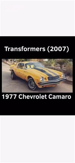 Evolution of Bumblebee's Vehicle (2007-2023) #transformers #bumblebee