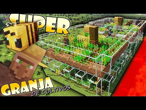 🥕 Como HACER que el GRANJERO TRABAJE para ti? 🍞 GRANJA de CULTIVOS [Minecraft 1.16] Diamante Crea #4