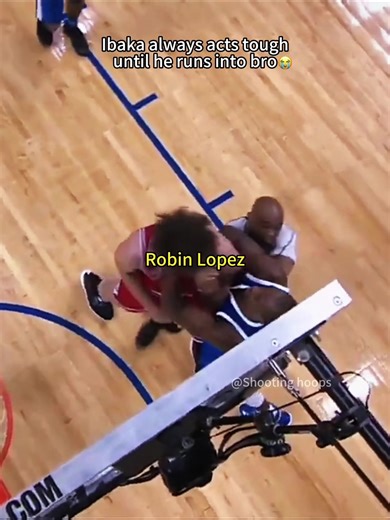 “Ibaka’s tough…until James johnson shows up😭”#ibaka #jamesjohnson | ibaka