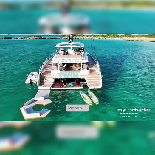 Top Luxury Catamarans in the BVI 🚤✨ – Twin Flame 77 (30s) 1:1