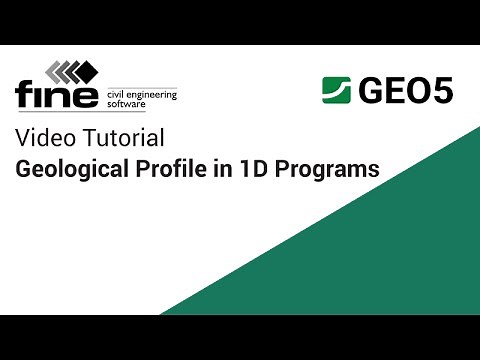 GEO5 Tutorials: Inputting the Geological Profile