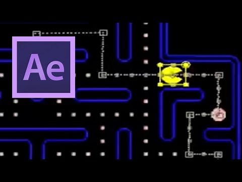 After Effects: Pac-Man 3- KeyFraming Pac-Man