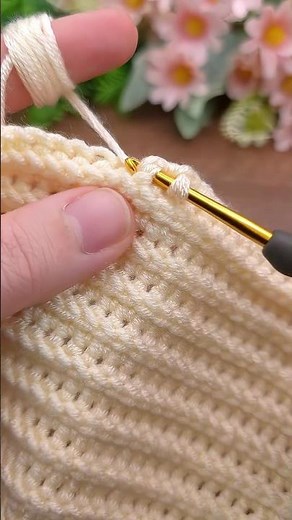 Single pattern scarf tutorial #örgü #crochet #singlecrochet #tutorial #trending #howto #knitting ￼