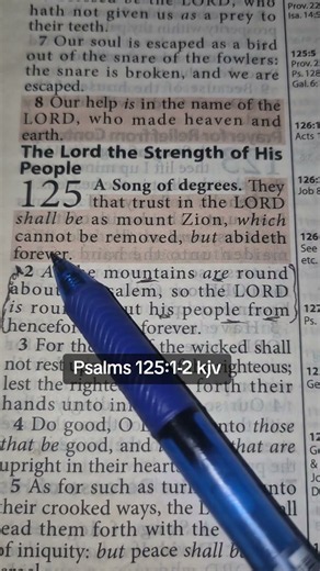 PSALMS 125:1-2 KJV #Jesusoursaviour #kjv #kjvbible #Jesus #proverbs #christianliving #christianquote