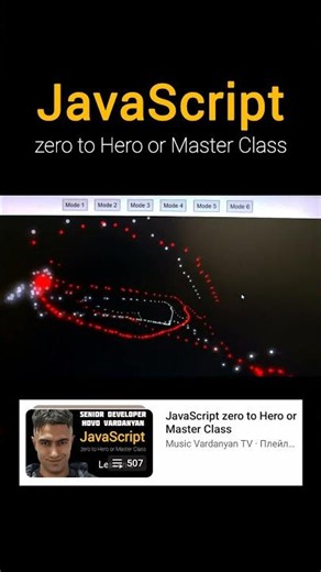 JavaScript zero to Hero or Master Class