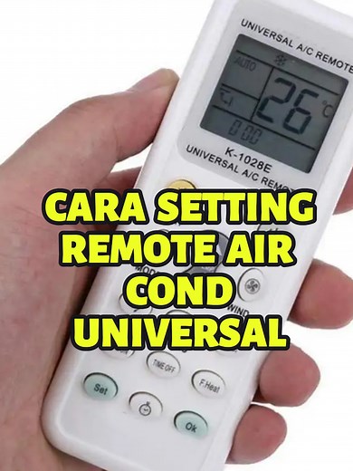 Chungchop K-1028E Universal AC Remote Setup Guide