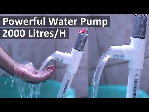 How to Make a Water Pump Using PVC Pipe Simple DIY