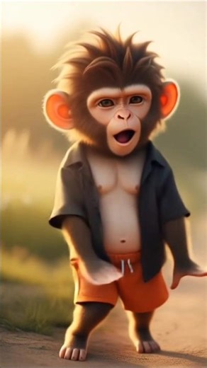 bander ka dance chack kro wow 😳😲/monkey dance