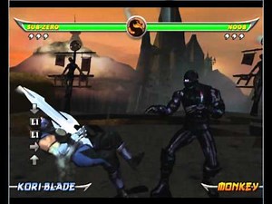 MK: Armageddon - falling cliffs deja vu glitch (BM)