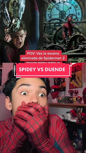Escena Eliminada de Spiderman 2: Peter mata al Duende Verde