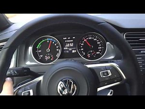 Volkswagen Golf 7 GTE Testfahrt