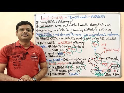 Toxicology (Part-14) Lead Poisoning Sources, Symptoms and Treatment with Antidotes | Lead Toxicity