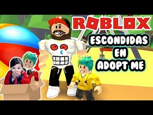 Escondidas en Adopt Me | Me escondo de Papa | Adopt me Roleplay Roblox