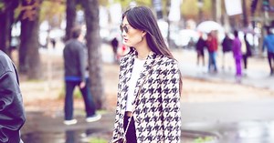 Trendmuster Hahnentritt: So trägst du es diese Saison