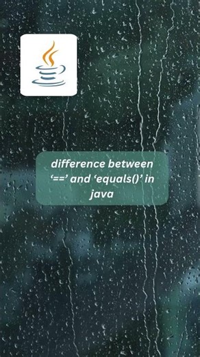 Java Interview Trap: == vs equals() Explained in 60 Seconds #java #javainterviewquestions #coding