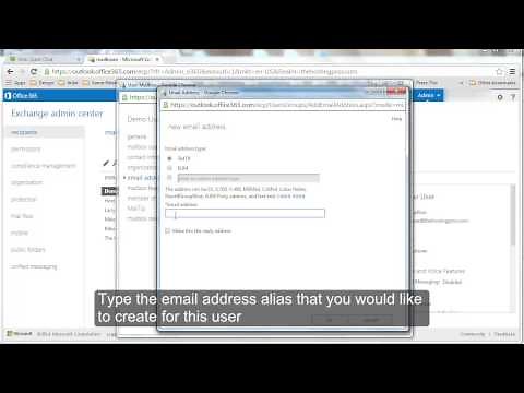 Create unlimited exchange email aliases on Microsoft Office 365
