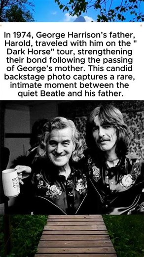 George Harrison and His Father Harold (1974)