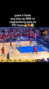 TNT vs SMB game 6 finals PBA #TNTvsSMB #game6finalspba #basketballhighlights #credittotherightfulownerofthisvideo #credittotheownerofthismusic | Alejo Bensig Ka Yoyo