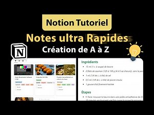 Créer un Système de Prises de Notes minimaliste de A à Z 📒✨ - Notion Tutoriel