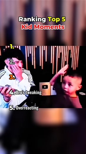 Ranking Top 5 Kid Moments😭‼️ #ranking #cringe #kids