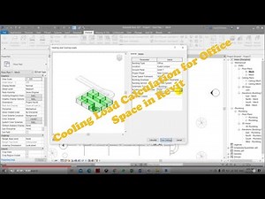 Cooling Load Calculation for Office Space in Revit