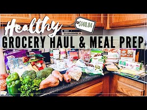 Winco BUDGET GROCERY HAUL FAMILY OF 4 with prices l Weekly Healthy Meal Plan & Prep