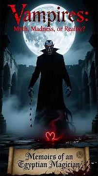 🦇 Vampires: Myth, Madness, or Reality?