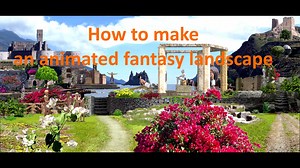 fantasy landscape animated hd