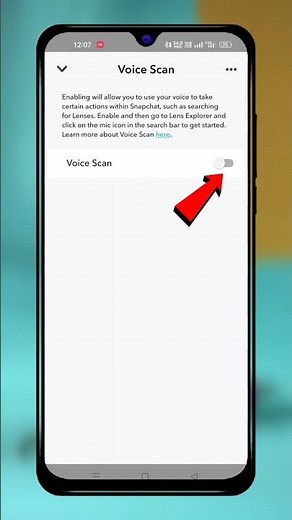 Snapchat Voice Scan Kaise On Kare 😱 Snapchat Voice Scan Settings On/Off #shorts